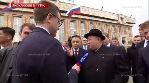 Первое интервью Ким Чен Ына в России