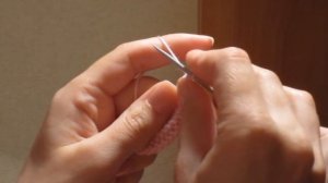 28. Закрытие петель с лицевой и изнаночной стороны