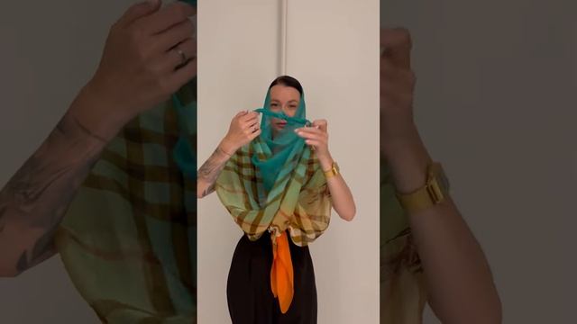 Как завязать платок | супер женственная накидка на плечи