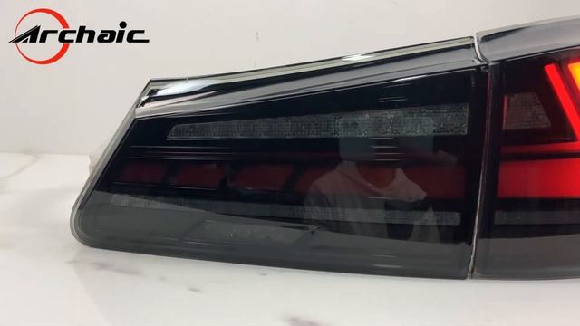 Archaic Tail Lights Assembly for 2005-2013 Lexus IS250/IS350/ISF Sedan（smoked） смотреть онлайн