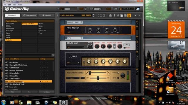 Plug your Guitar into your PC and make awesome sounds with Guitar Rig 5 смотреть онлайн