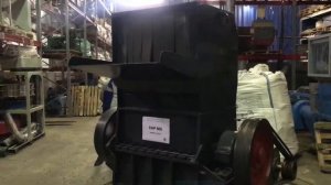 Дробилка SWP 800. Измельчение автомобильных бамперов.