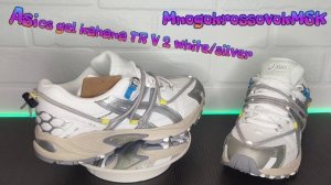 Asics gel kahana TR V 2 white/silver беговые кроссовки
