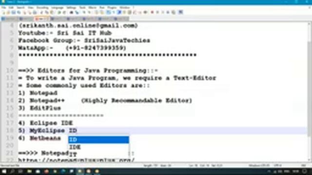 5. First Program in Java and Programming Basics смотреть онлайн