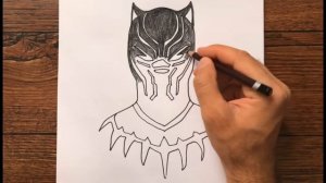 How to draw Black Panther ? Siyah Panter nasıl çizilir