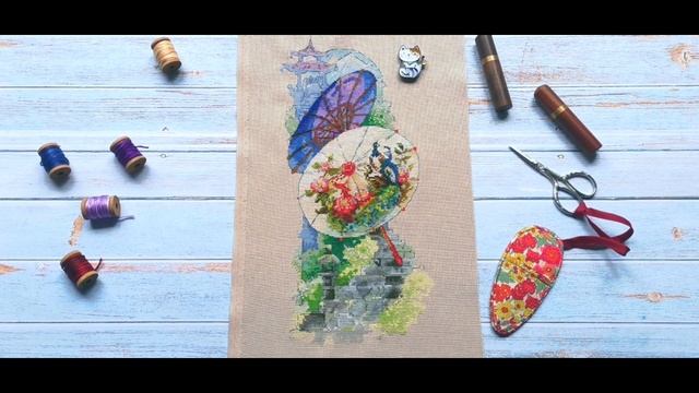 85 - Мой новый любимый дизайнер. "Пагода" от Ольги Ланкевич от А до Я. Вышивка крестиком. смотреть онлайн