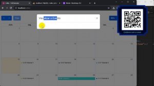 Como ver detalhes do evento na janela modal com FullCalendar e Bootstrap