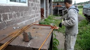 Ручной станок для гибки арматуры // Как согнуть арматуру // Арматурогиб своими руками