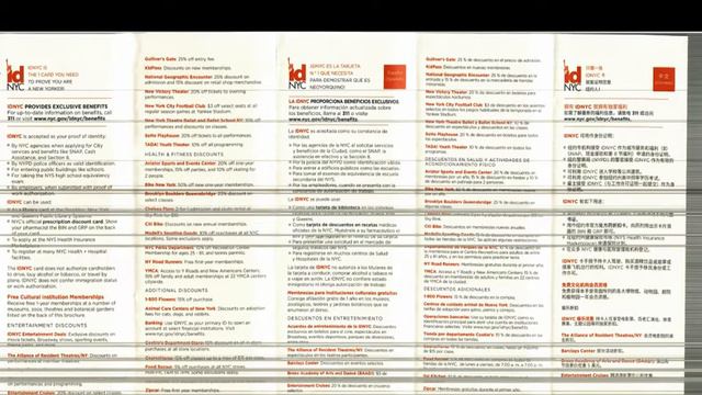 ID NYC BENEFITS GUIDE смотреть онлайн