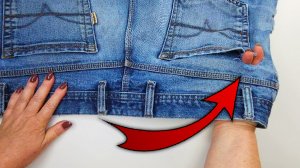 Как незаметно зашить дырку на джинсах