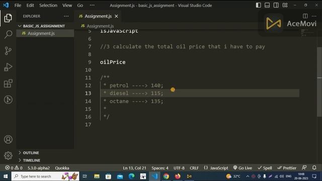 IMPORTANT Video 45: Basic JavaScript Problem Solving assignment ||  #assingment #problemssolving