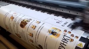 Печать наклеек на прозрачной плёнке