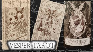 Лимитированное издание колоды таро "Веспер таро" "Vesper tarot"