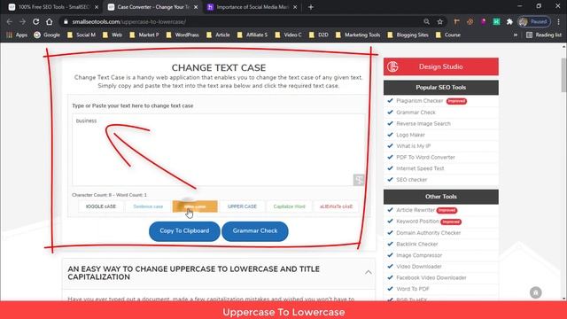 8 Uppercase To Lowercase смотреть онлайн