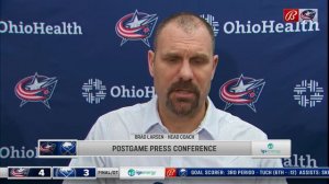 Brad Larsen talks about the team's win over Buffalo