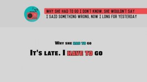 Английский по песням. Перевод песни The Beatles - Yesterday