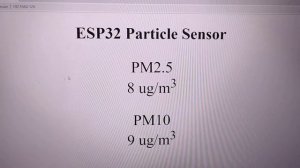 ESP32 Honeywell Particle Sensor with Web Server