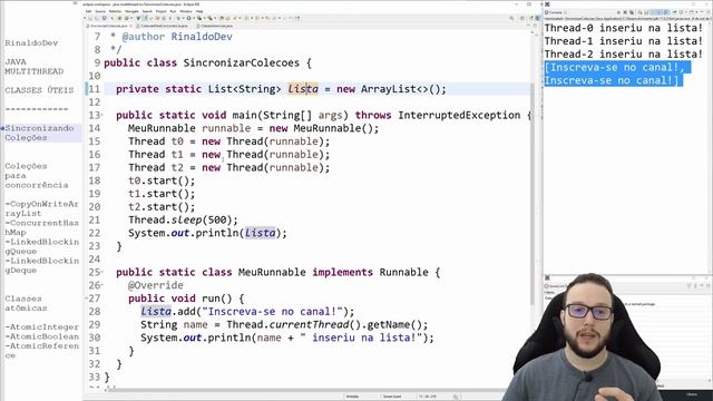 NÃO use SYNCHRONIZED com LIST ou MAP! смотреть онлайн