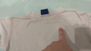 Удаляем желтые пятна на белой майке