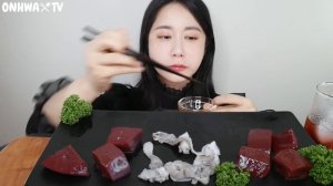 간 먹기 딱 좋은 날씨네…?❤️생간 먹방 천엽 먹방 | Raw Liver | ASMR MUKBANG | EATING SHOW