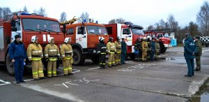 На топливной базе прошли пожарно-тактические учения