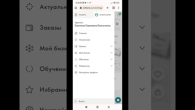 Экскурсия по личному кабинету смотреть онлайн