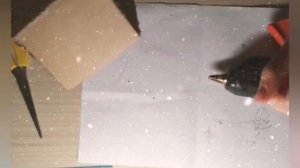 Пряничный домик из картона