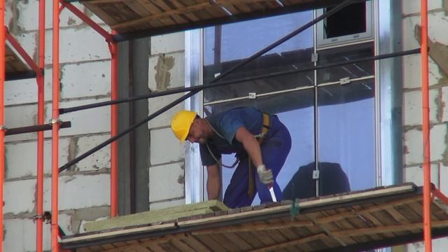 Небоскреб Елена: как его утепляют снаружи.mp4 смотреть онлайн