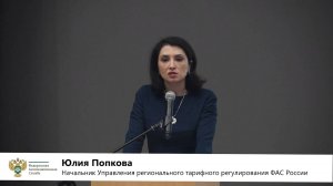 Ю. Попкова об урегулировании тарифных споров и разногласий