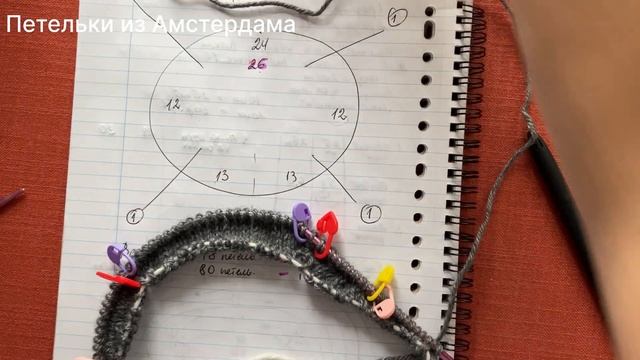 Кардиган на молнии на 9-12 мес. (12-15 мес.).Узор Б. КУЧИНЕЛЛИ. Вяжем росток, подрезы . МК ч.1 смотреть онлайн