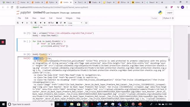Web Crawling using Python смотреть онлайн