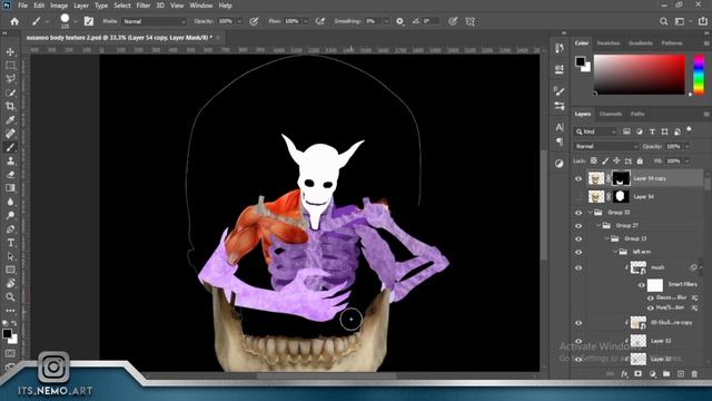 How I created the Most Realistic Susanoo on the Internet with Photoshop || Steps Explained смотреть онлайн