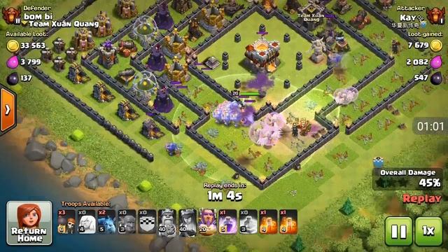 Clash of clan - clear hall 11 3 star by Bowler full смотреть онлайн