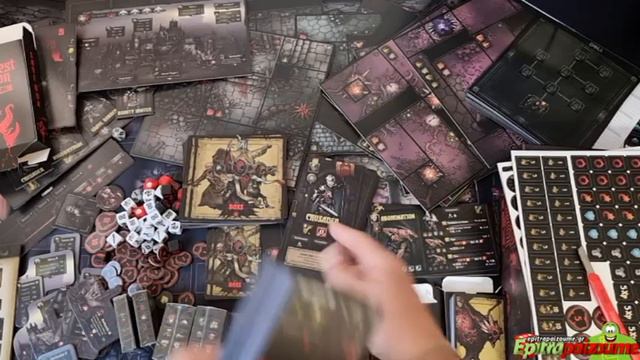 Darkest Dungeon The Board Game - Unboxing & Impressions (EN) by Epitrapaizoume смотреть онлайн