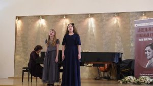 Алиева Дарья и Семенова Варя, А.Драгомыжский "По волнам спокойным", вокальный конкурс им. В.Левко