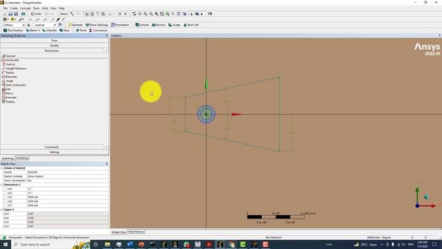 How to remove constraints from over-constraint model/geometry in ANSYS Design Modeler 2022 R1