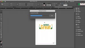 How to package files in InDesign - Essential InDesign Tutorial - EDIN Graphic design studio 2022