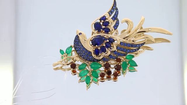 Золотая брошь арт. 740182 смотреть онлайн