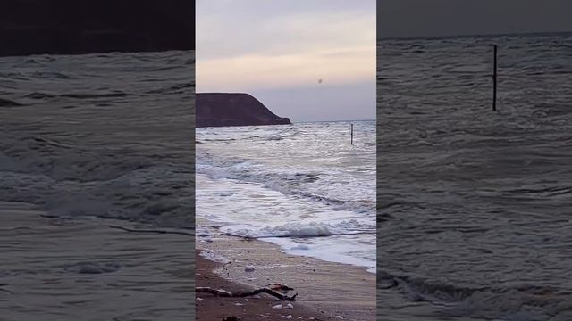 Погода на Чёрном море сейчас. Нажмите два раза на экран. #поселокволна