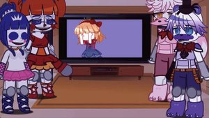 Past sister location react to Elizabeth afton||credits in video||short||:)