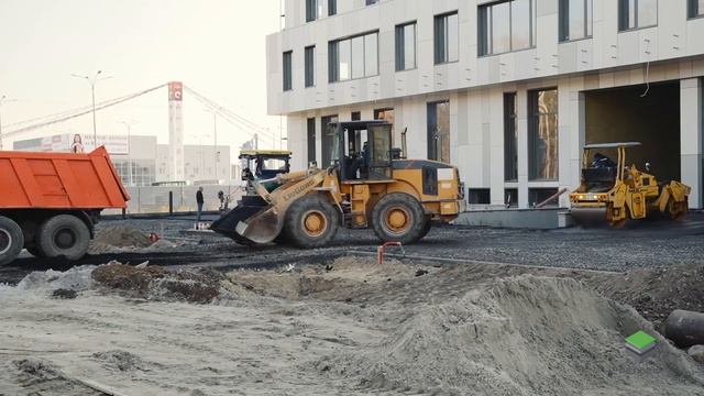 УКЛАДКА АСФАЛЬТОБЕТОННОГО ПОКРЫТИЯ НА ПЛОЩАДИ 1720 м² смотреть онлайн