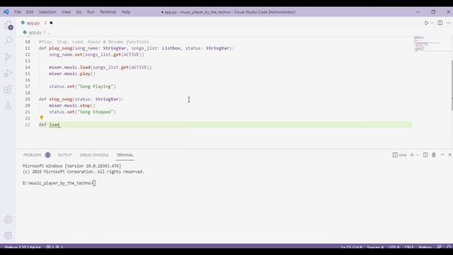 How To make music player in #python #pygame
