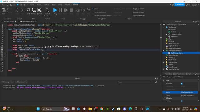 How to make a Daily Rewards System in Roblox! (Roblox Studio Scripting Tutorial 2024) смотреть онлайн