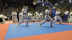 Ката командное 10-11. Первенство Европы по Фудокан каратэ 2015