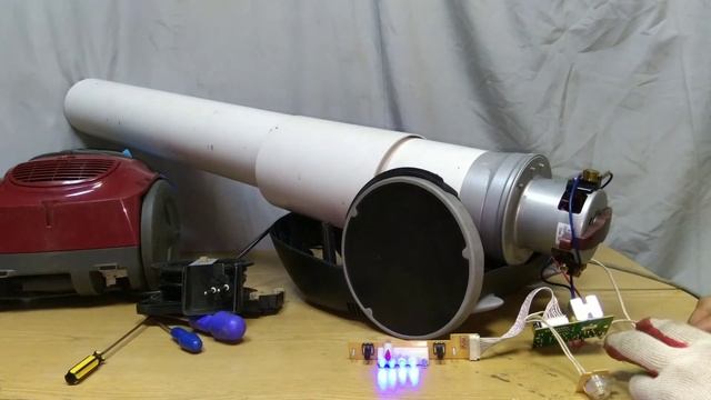 Тест мотора от пылесоса для вытяжки. И другие моторы из которых можно сделать вытяжку. смотреть онлайн