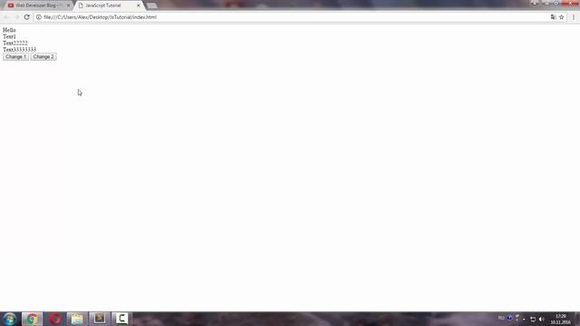 Уроки JavaScript | #16 - Изменение элементов с помощью DOM. смотреть онлайн