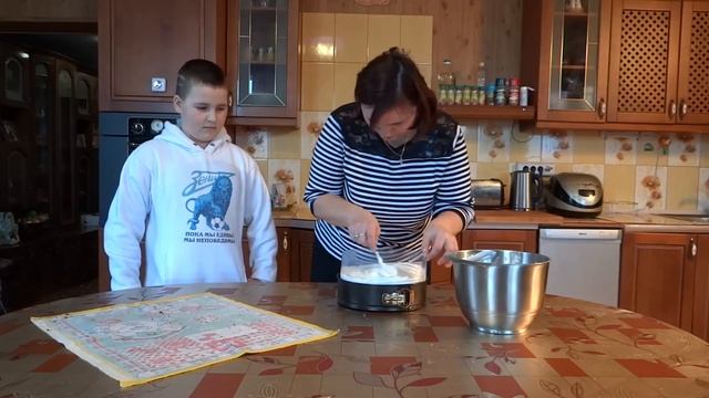 Торт "Красный Бархат" Шикарный и Оочень Вкусный бисквит на кефире. крем для торта, торты рецепты.