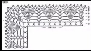 ЧИТАЕМ СХЕМЫ. Схема №2. Ажурная кайма крючком. READING CROCHET SCHEME #2.