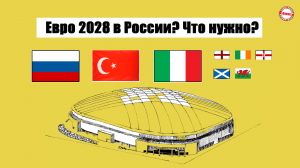 Россия подала заявку на ЕВРО по футболу. Какие требования и кто конкурент?