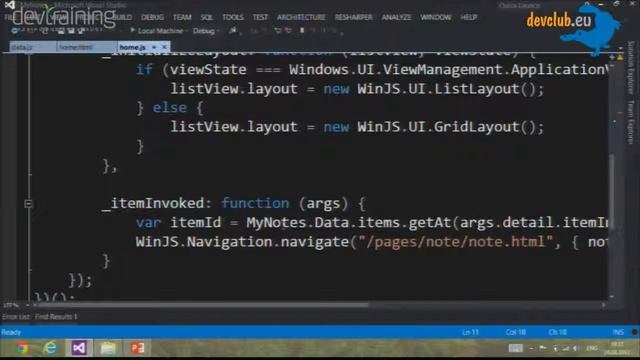 2013.03.26 Игорь Меньков - Windows Store Apps смотреть онлайн
